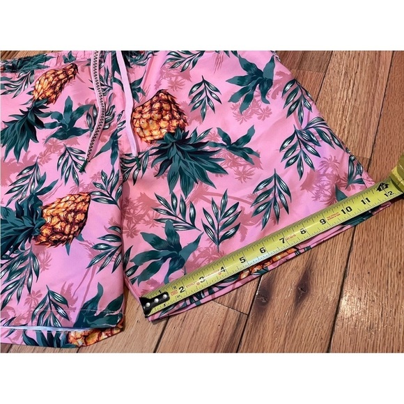 Surf Society Swimwear Pink Pineapple Board Surf Swim Shorts Men’s Size XL - Picture 11 of 14